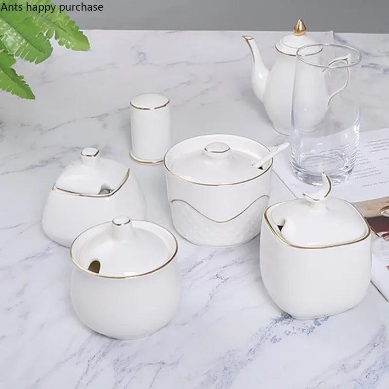 Ceramic Covered Storage Jar - Caleto