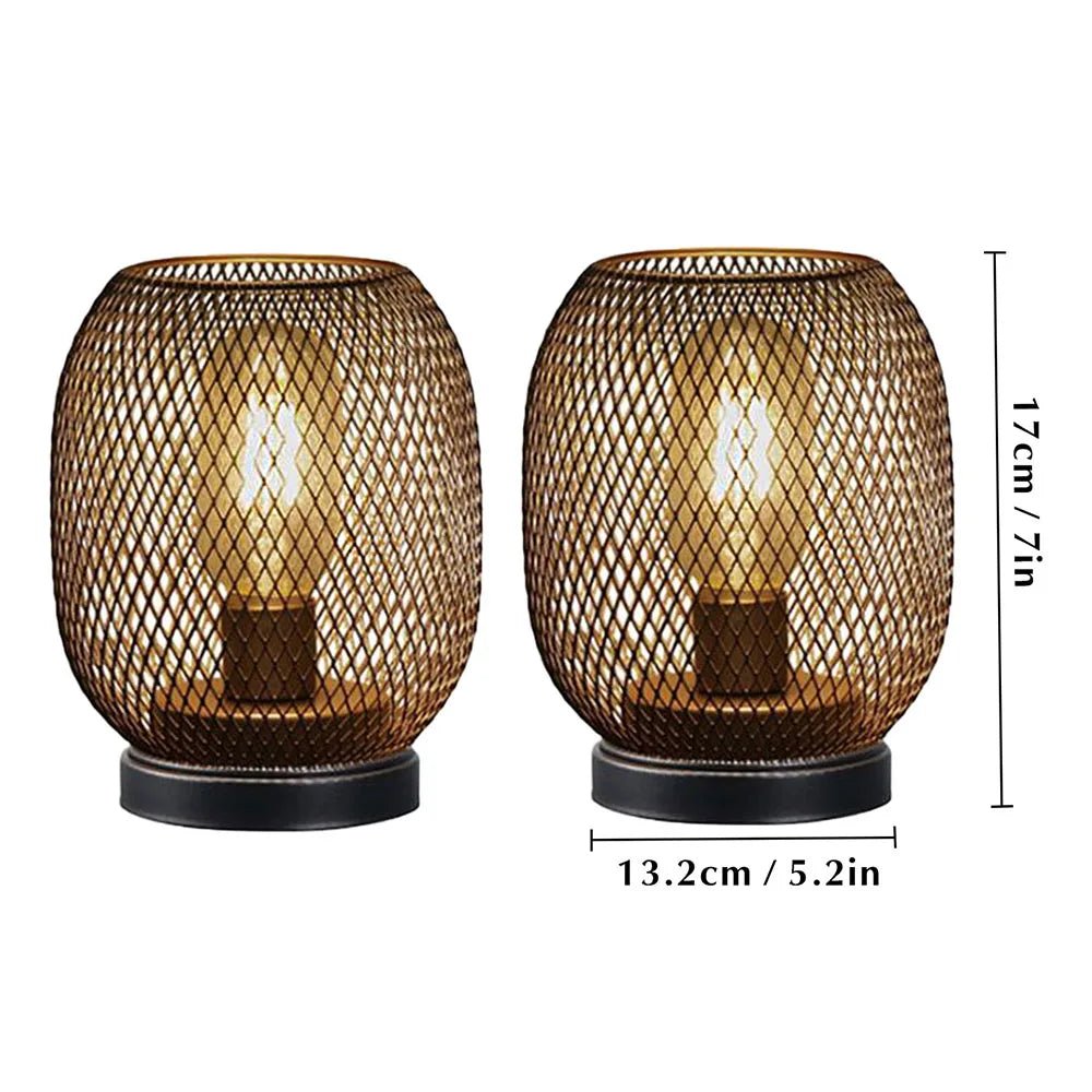 Metal Cage Table Lamp - Caleto