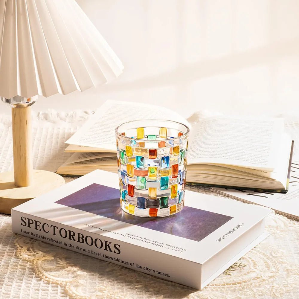 Romantic Stained Glass Candle Holder - Caleto