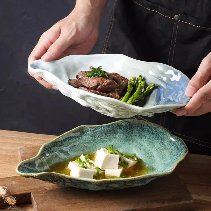 Kiln Ceramic Oyster Tray - Caleto