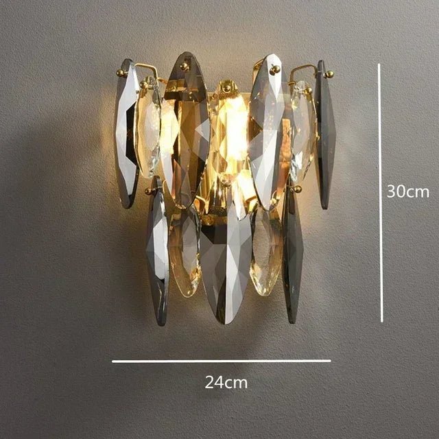 VividLuxe Glass Chandelier - Caleto