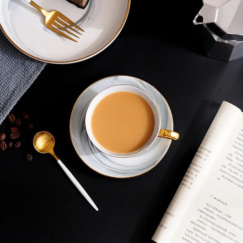 Nordic Marble Ceramic Cup - Caleto