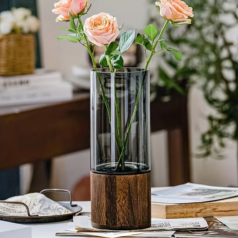 Glass Decorative Vase - Caleto