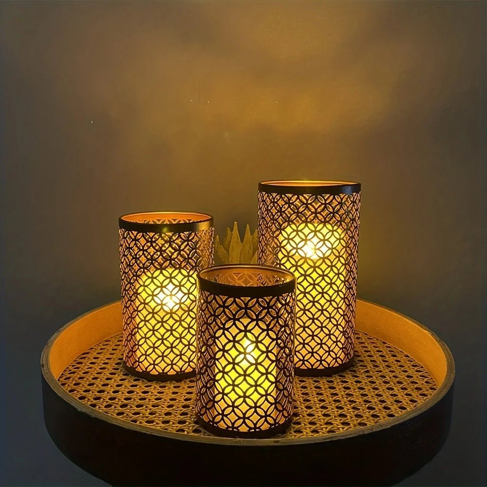 Nordic Iron Candle Holders - Caleto