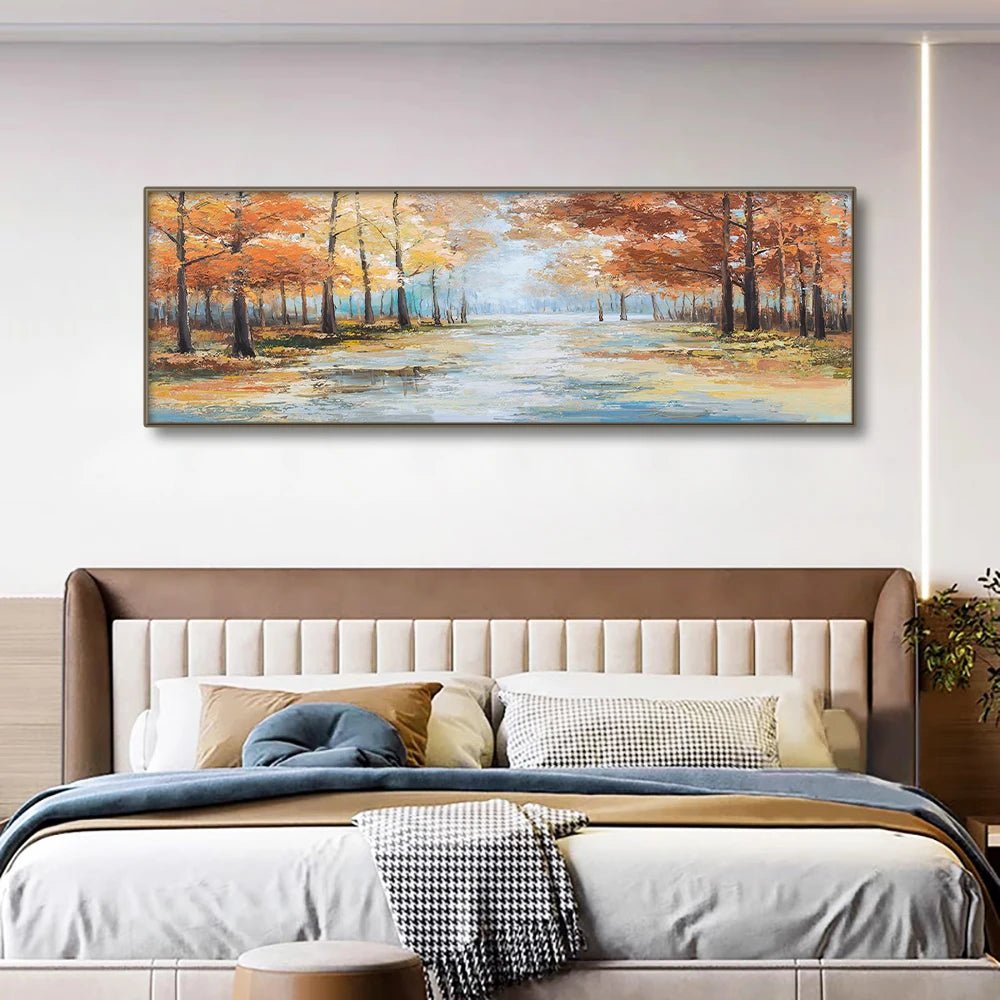 Rainy City Street Canvas - Caleto