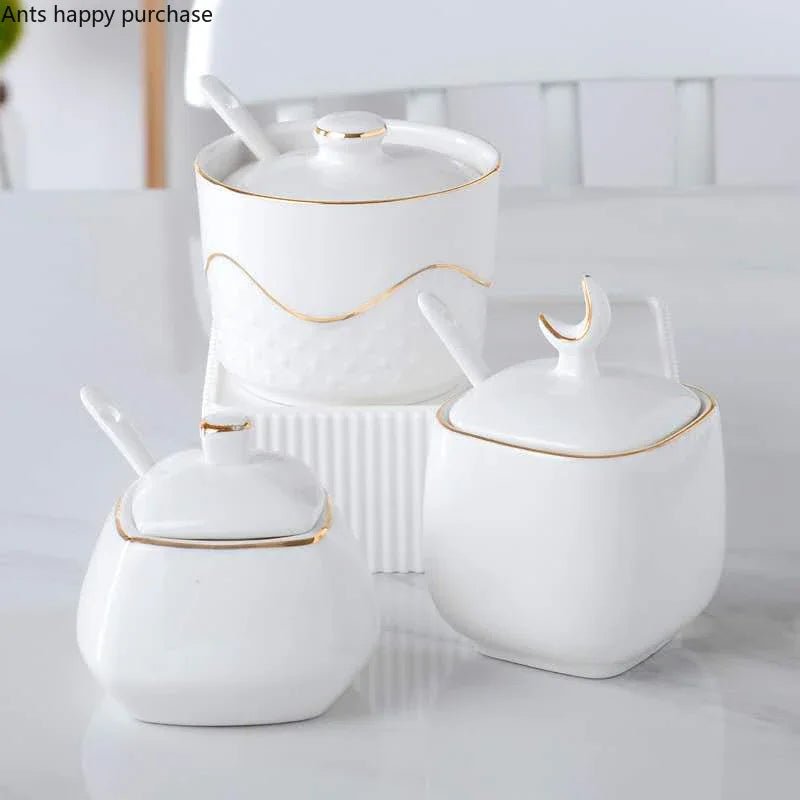 Ceramic Covered Storage Jar - Caleto