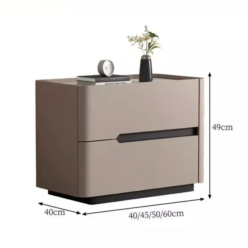 Modern Solid Wood Nightstand