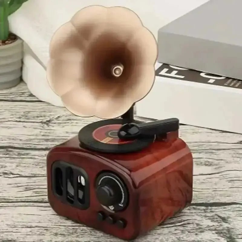 Vintage Gramophone Music Box - Caleto