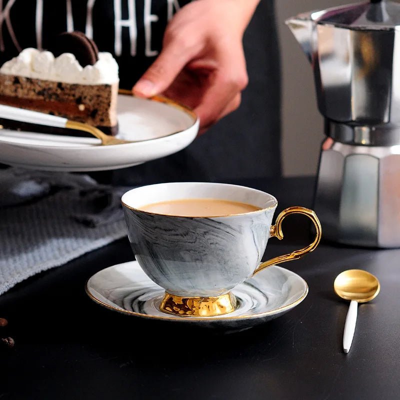 Nordic Marble Ceramic Cup - Caleto
