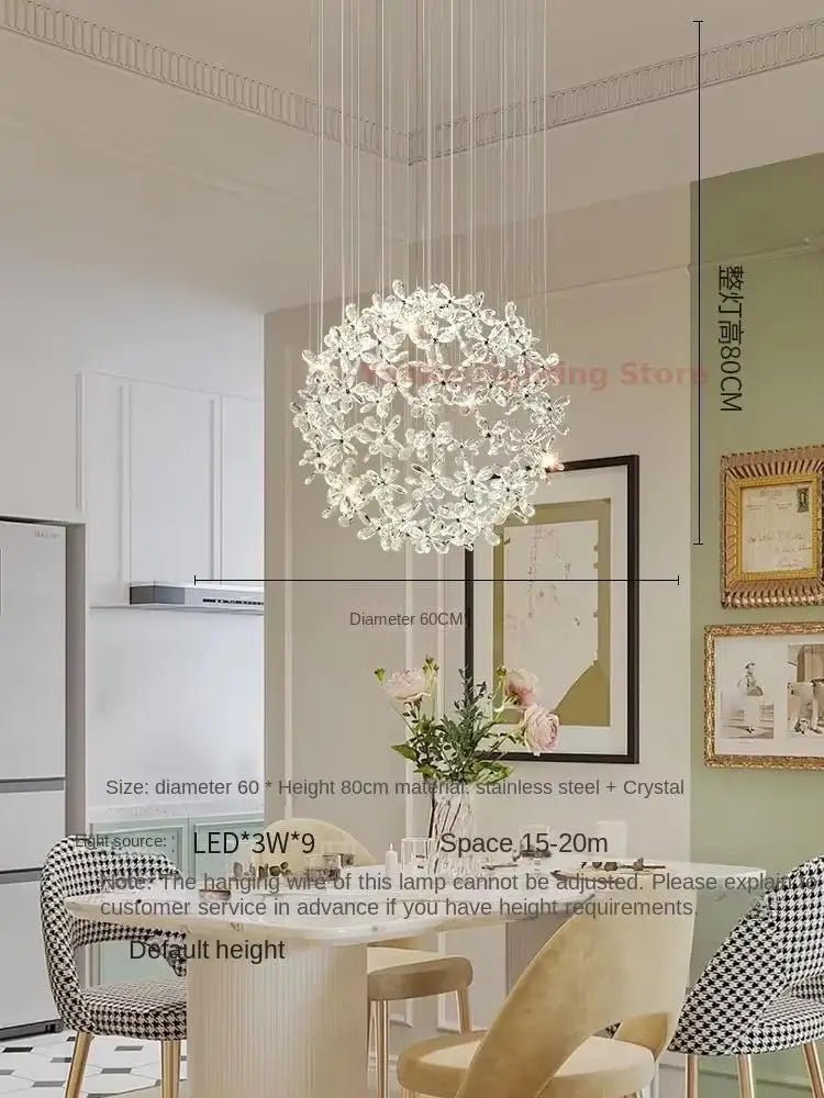 Luxury Crystal Pendant Light - Caleto