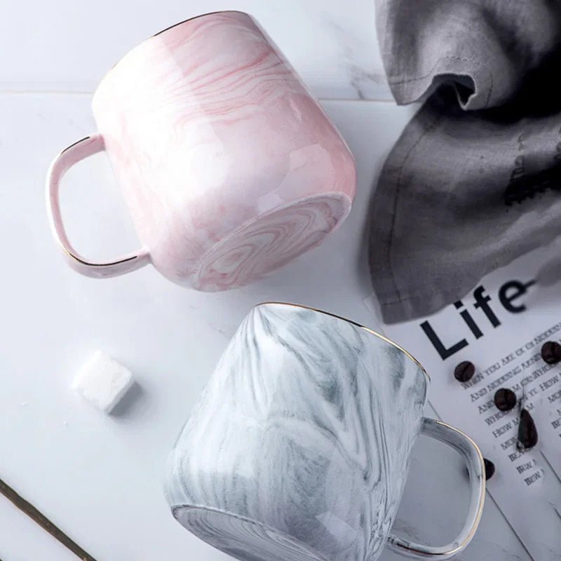 Nordic Marbled Ceramic Mug - Caleto