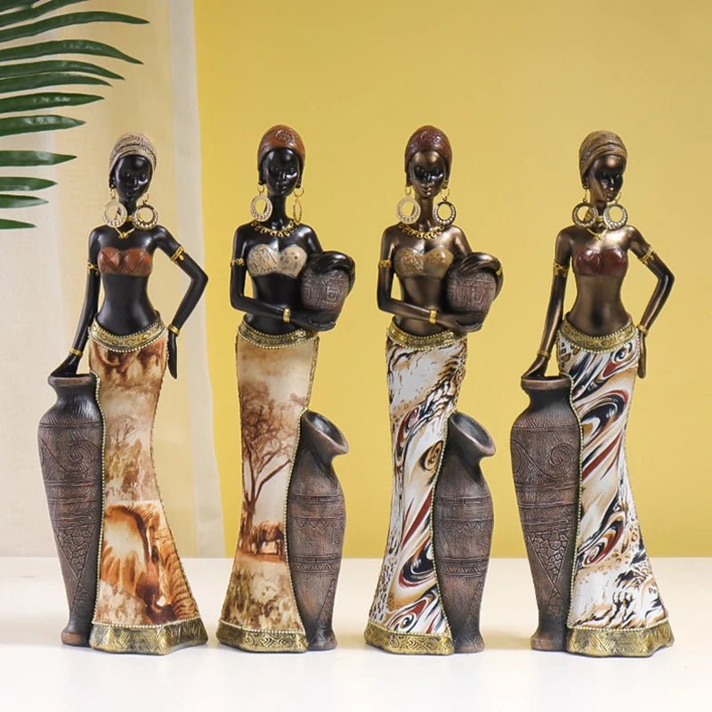 African Woman Sculpture - Caleto