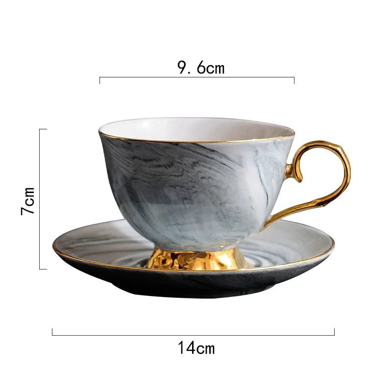 Nordic Marble Ceramic Cup - Caleto