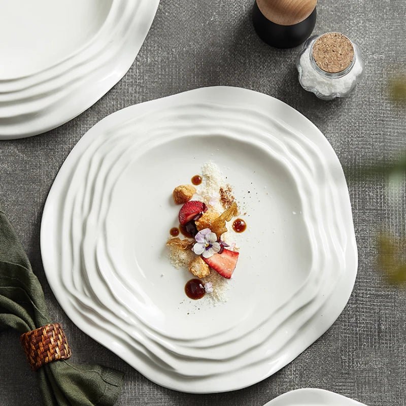 Artistic Shaped Ceramic Dish - Caleto