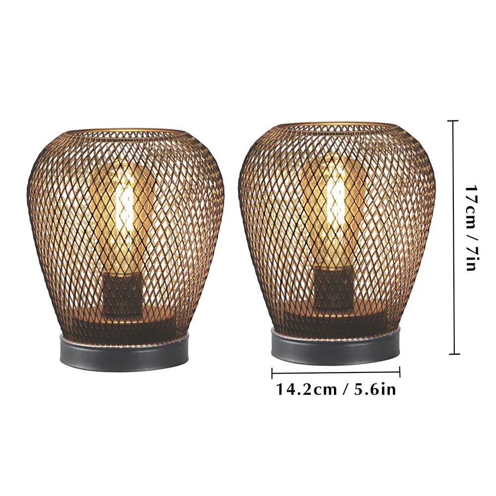Metal Cage Table Lamp - Caleto