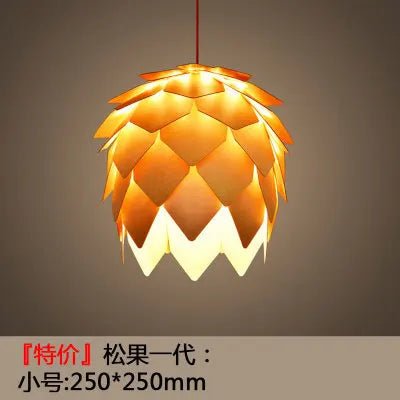 Chinese Wood Pendant Light - Caleto