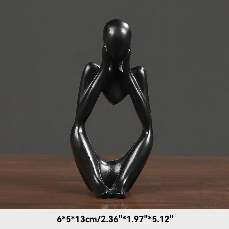 Thinker Yoga Sculpture - Caleto