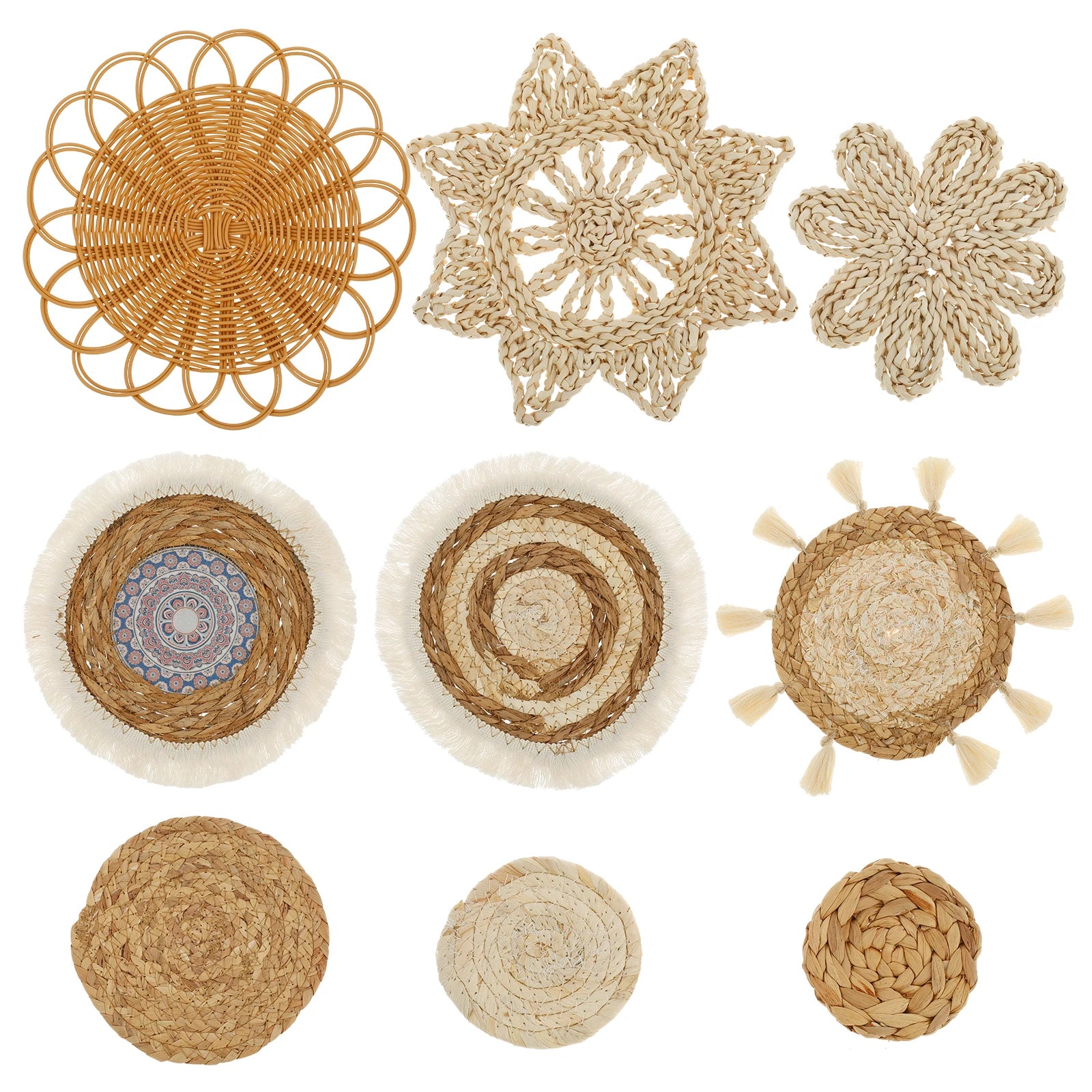 Boho Wall Basket Decor - Caleto