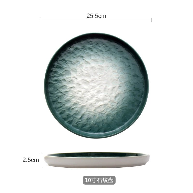 Nordic Gradient Emerald Plate - Caleto