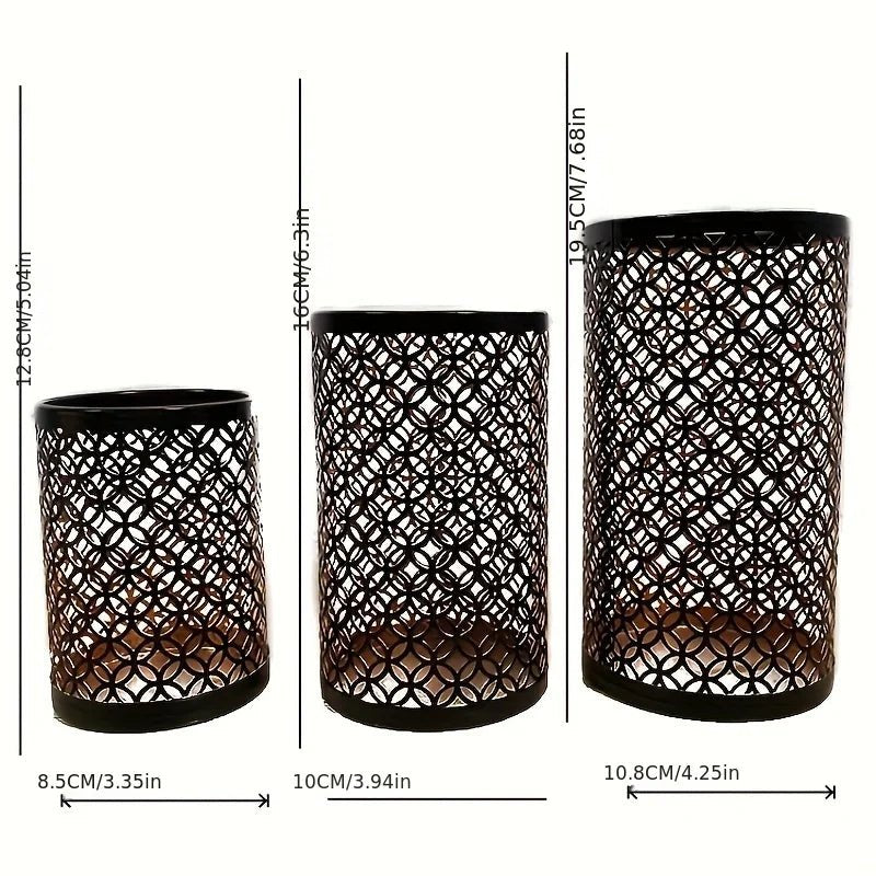 Nordic Iron Candle Holders - Caleto