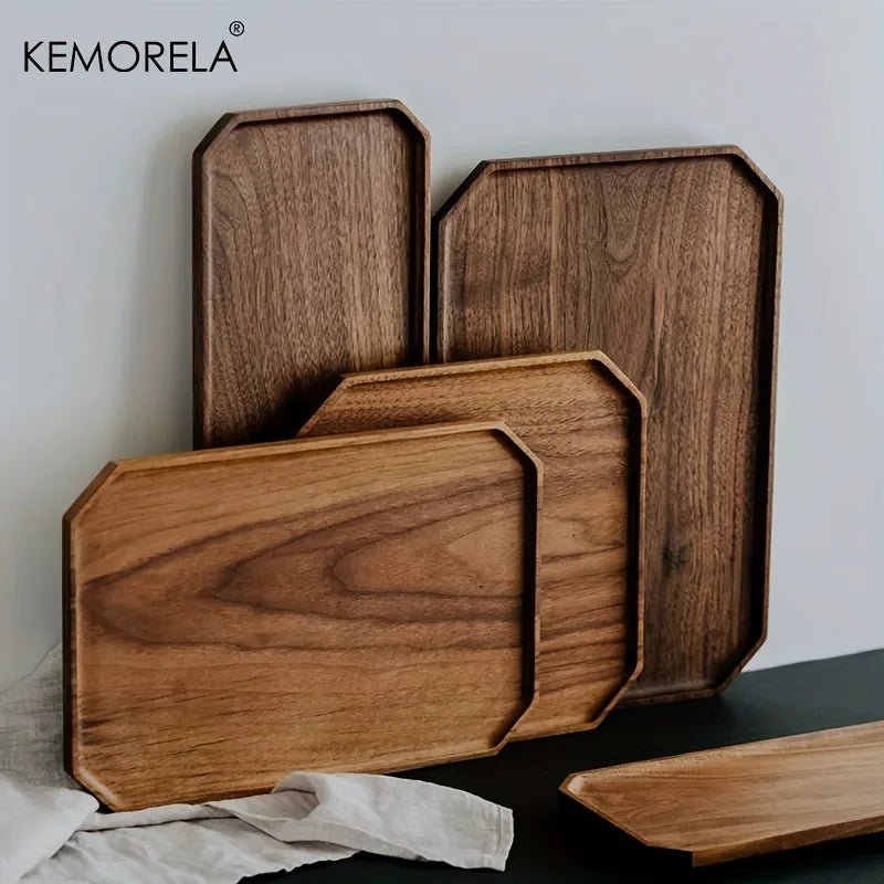 Wooden Octagon Serving Tray - Caleto