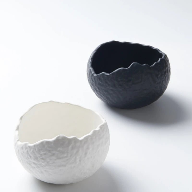 Ceramic Eggshell Dessert Bowl - Caleto