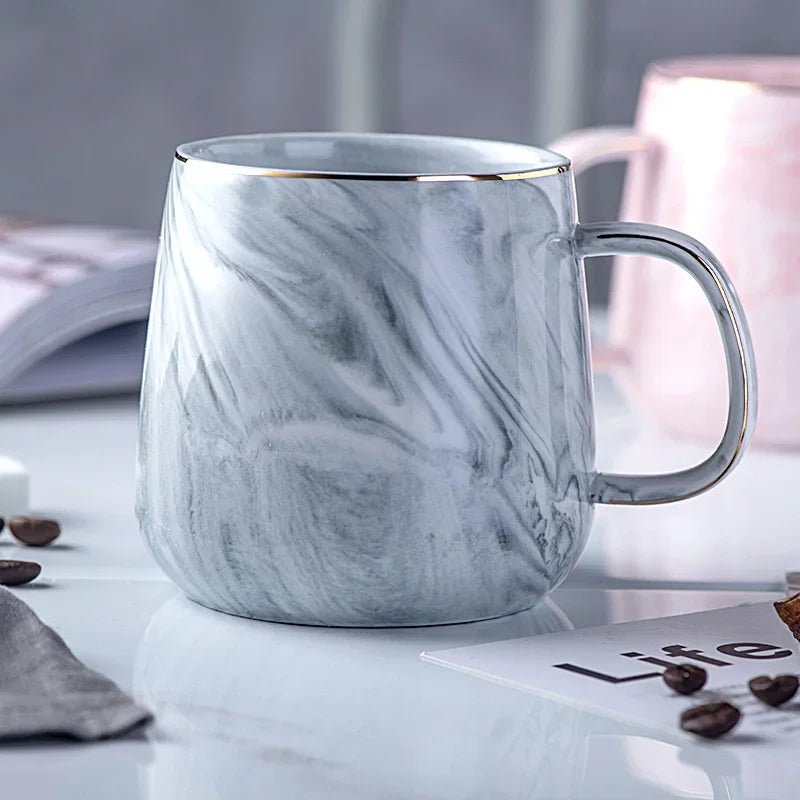Nordic Marbled Ceramic Mug - Caleto