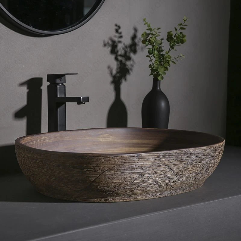 Modern Oval Sink - Caleto