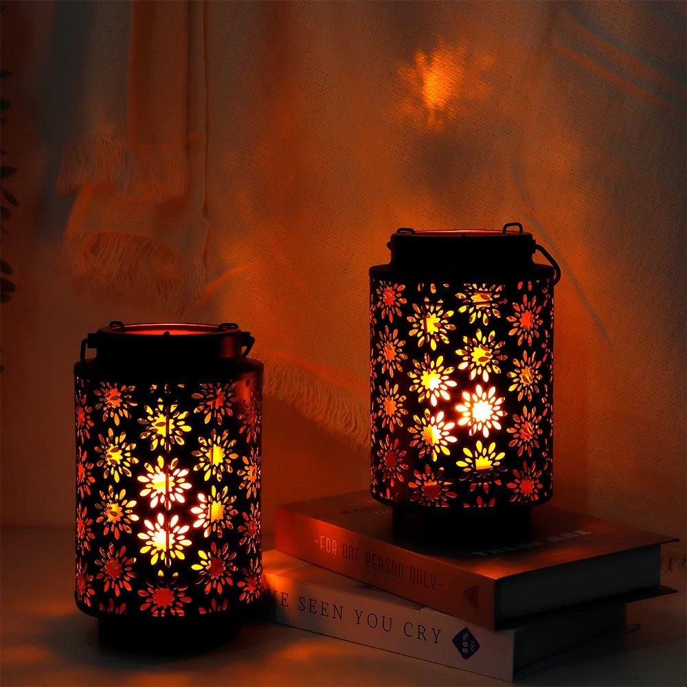 Irregular Metal Candle Holders - Caleto