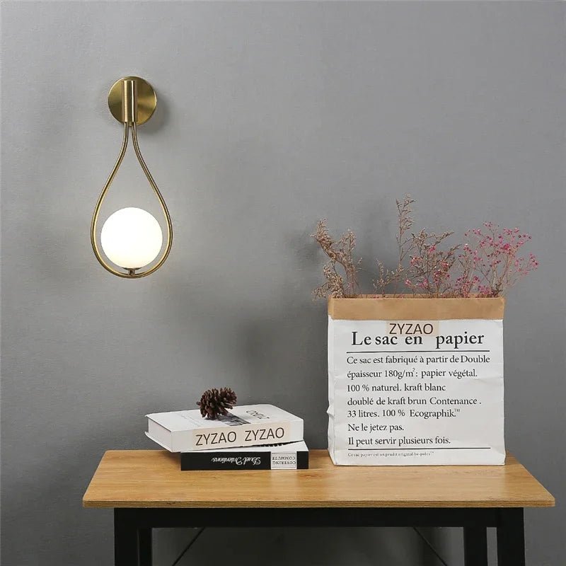 Luxury Glass Wall Sconce - Caleto