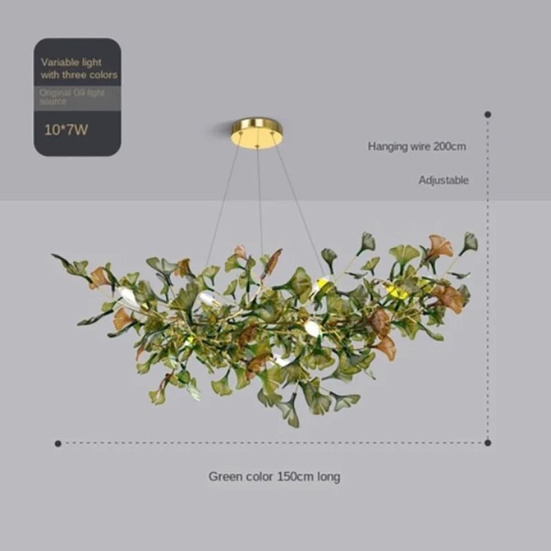 Modern Gingko Chandelier - Caleto