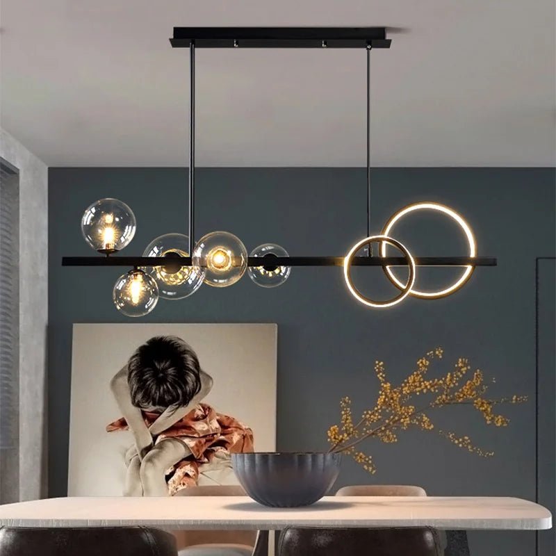 Modern Iron Chandelier - Caleto