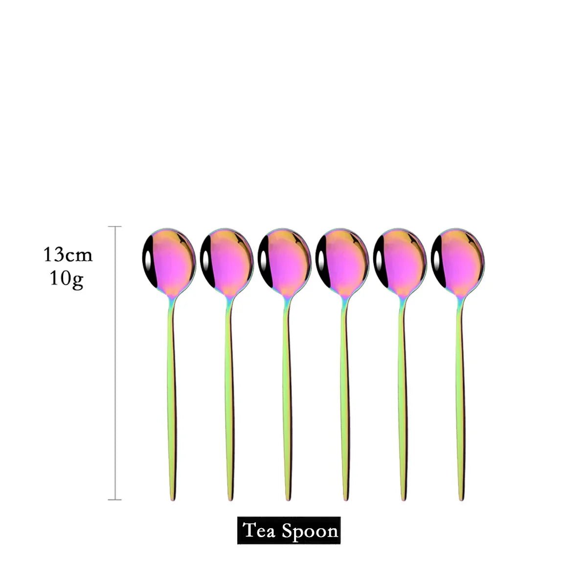 Gold Stainless Spoon Set - Caleto