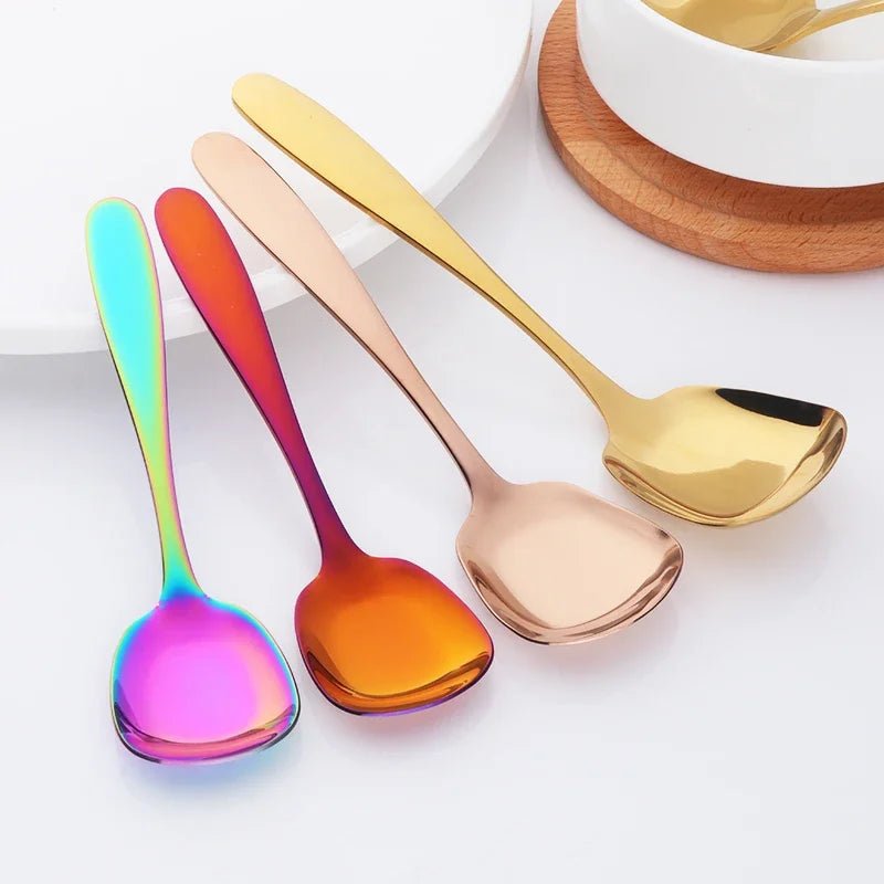 Stainless Steel Colorful Spoons - Caleto