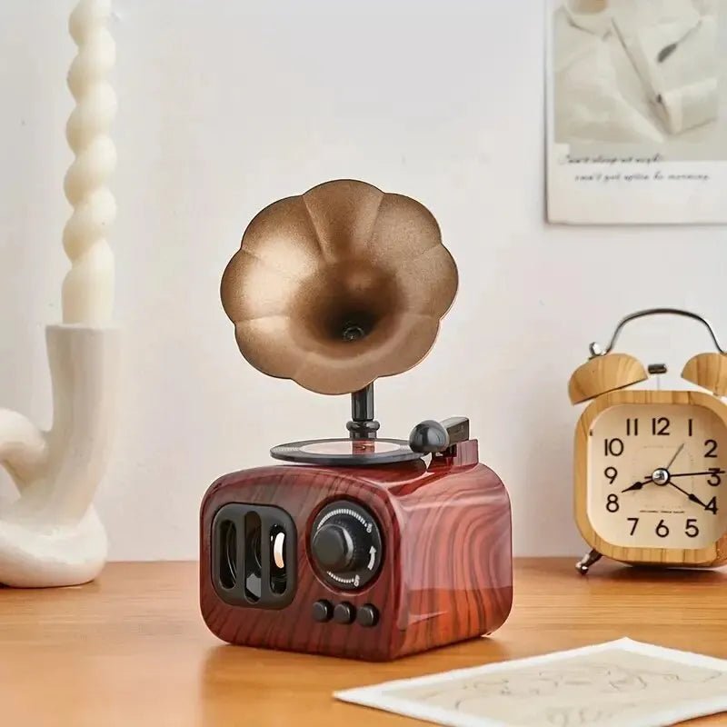 Vintage Gramophone Music Box - Caleto