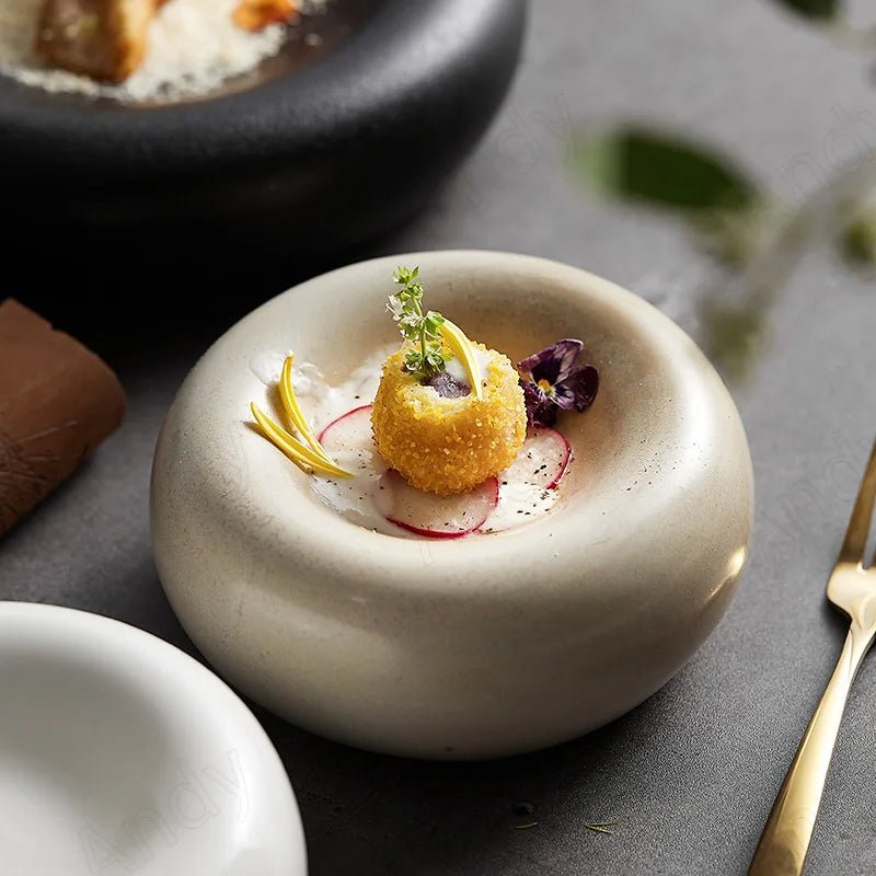 Round Ceramic Plate - Caleto