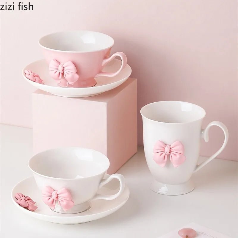 Minimalist Ceramic Mug with Tray - Caleto