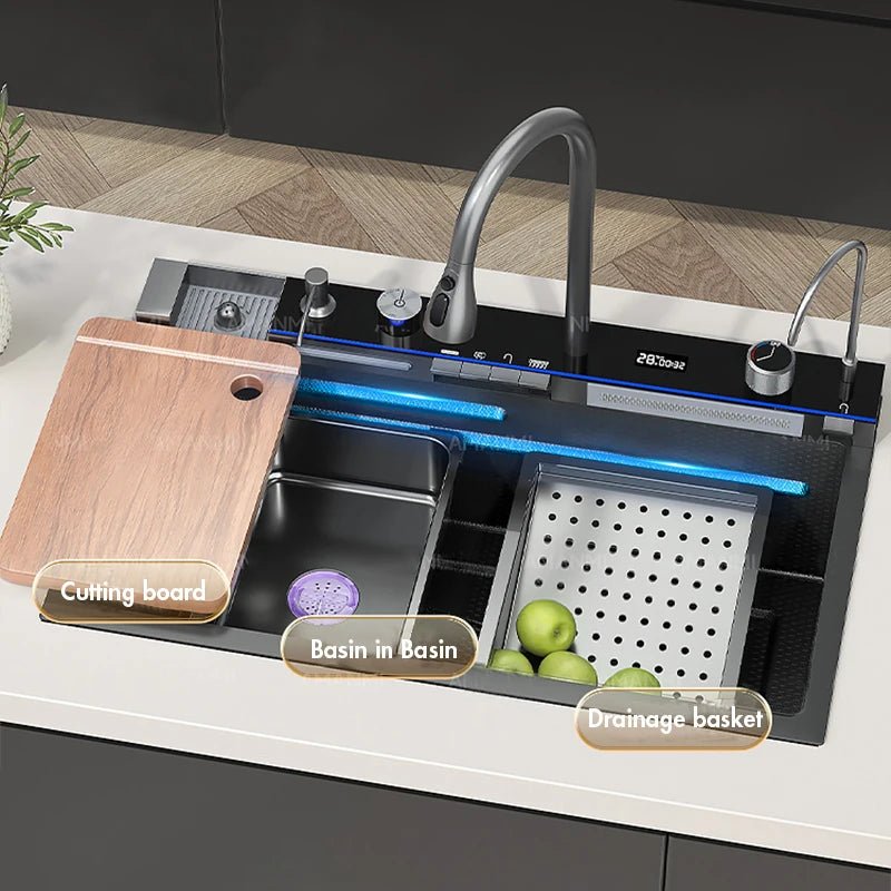 Waterfall Kitchen Sink - Caleto