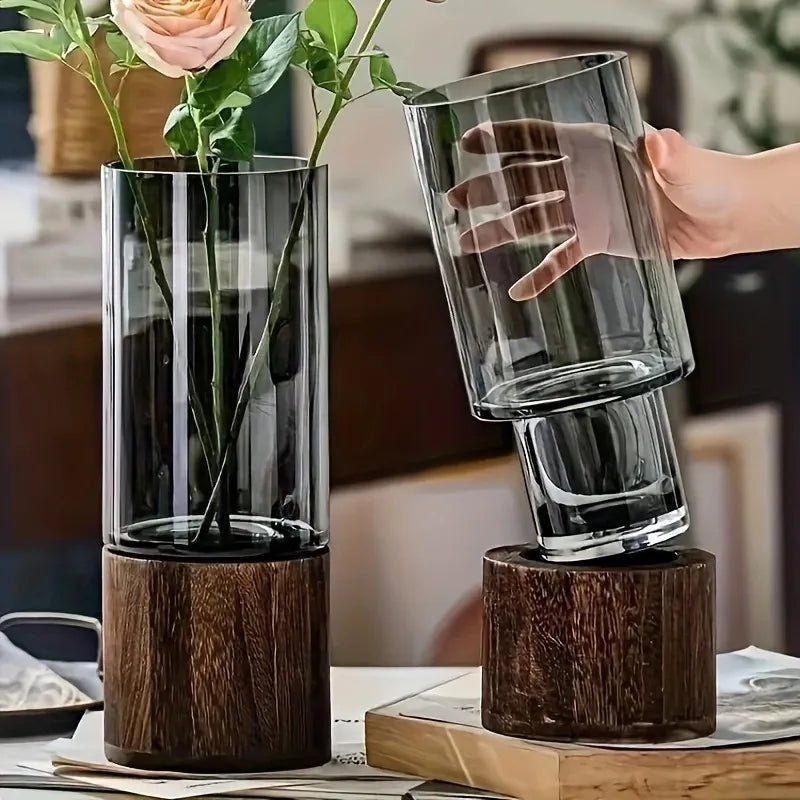 Glass Decorative Vase - Caleto