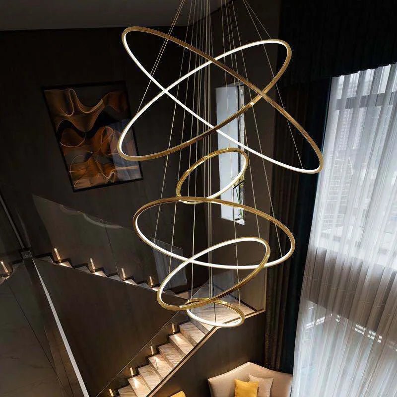 Modern Ring Chandelier - Caleto