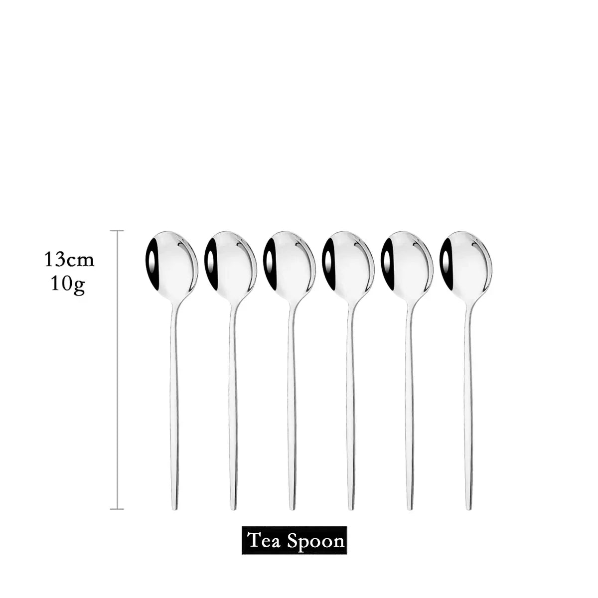 Gold Stainless Spoon Set - Caleto