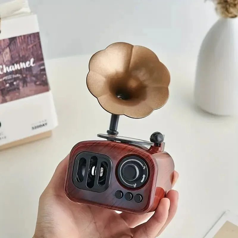 Vintage Gramophone Music Box - Caleto