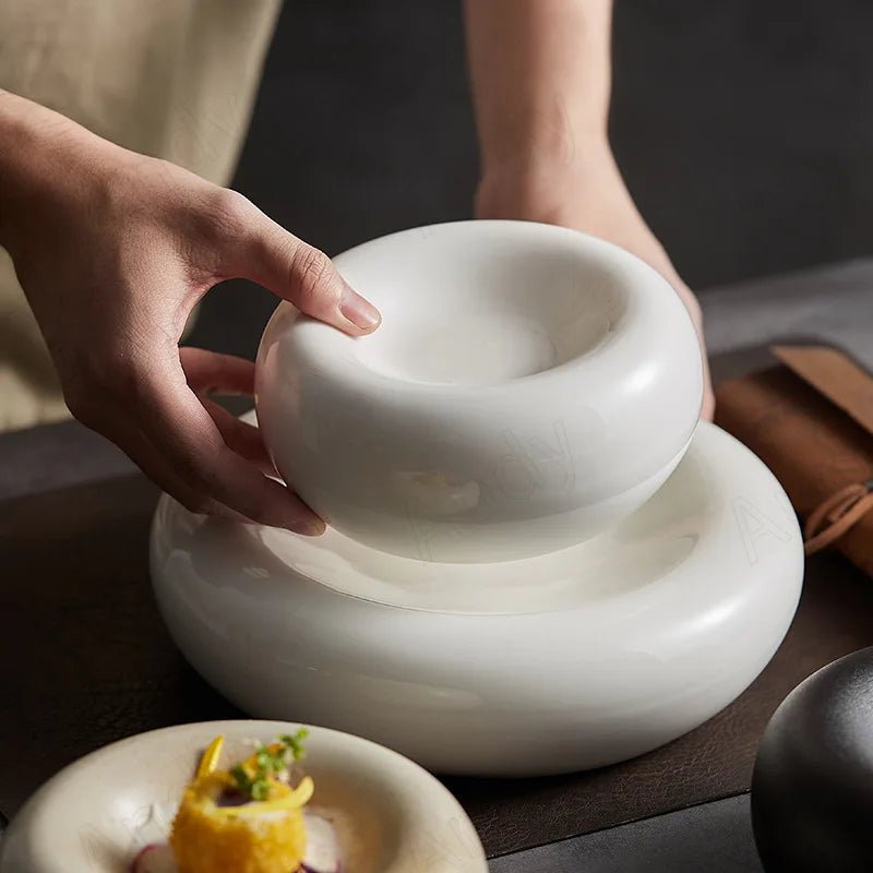 Round Ceramic Plate - Caleto